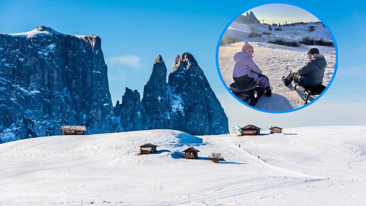 Alpe di Siusi to piękne widoki na Dolomity