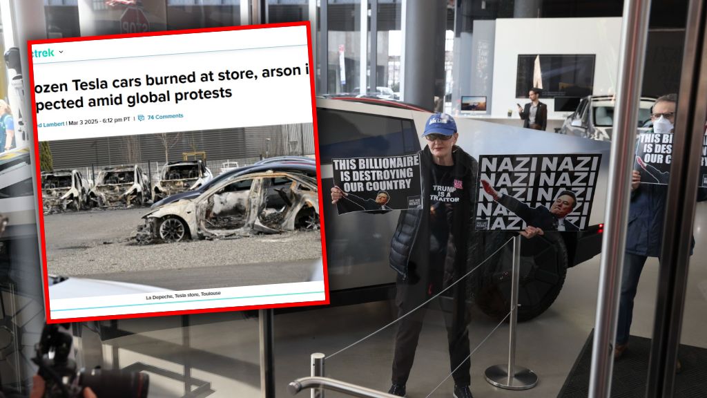 Podpalili Tesle. Wszystko przez protesty?
