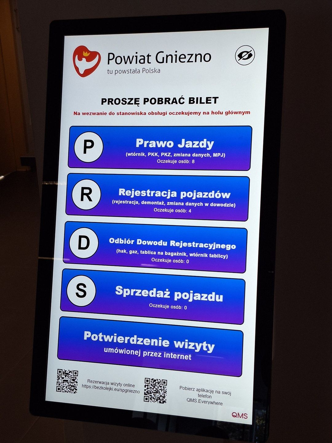Na wizytę w Wydziale Komunikacji w Gnieźnie możesz umówić się przez internet