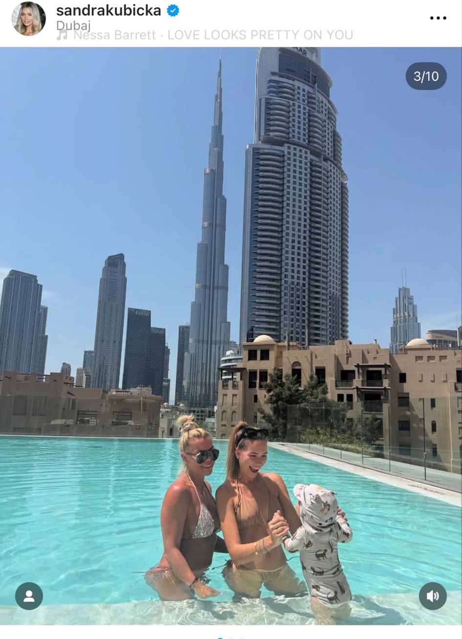 Sandra Kubicka w Dubaju