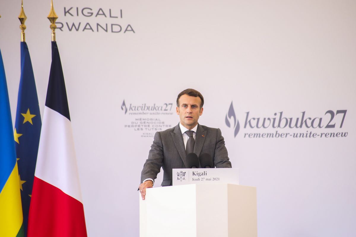 Prezydent Francji Macron nie przeprosił za ludobójstwo. 