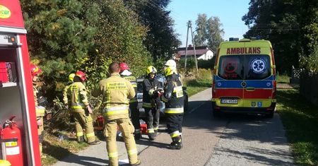 Nie był w stanie opuścić pustostanu, pomoc przyszła w ostatniej chwili