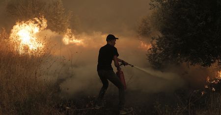 "Kolejna trudna noc". Grecja płonie. Kilkuset strażaków walczy z żywiołem