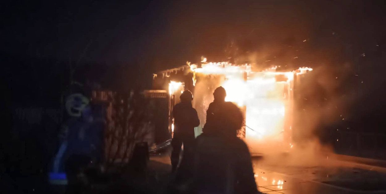 Kopanino: Nie tak miał zacząć się ten dzień. Pożar na posesji w Wigilię