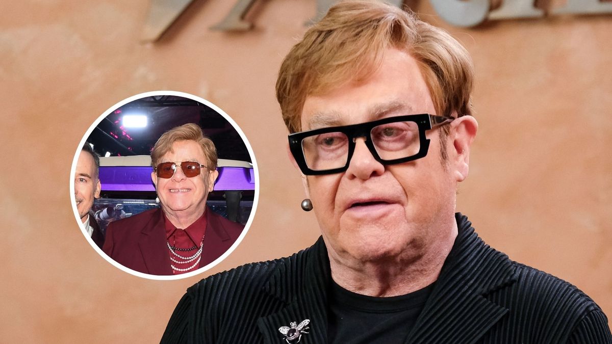 Elton John pokazał się z mężem