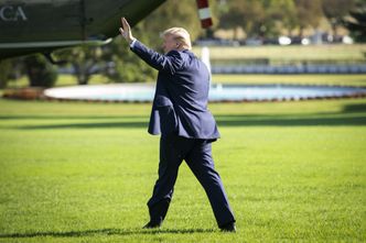 Trump pierwszy raz po opuszczeniu Białego Domu przyleciał do Nowego Jorku. Po cichu, jak nie on