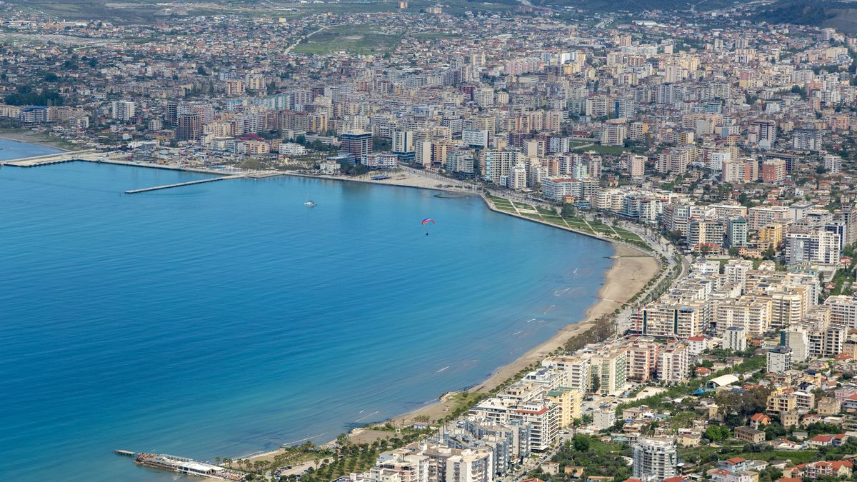 Miejscowość Wlora w Albanii