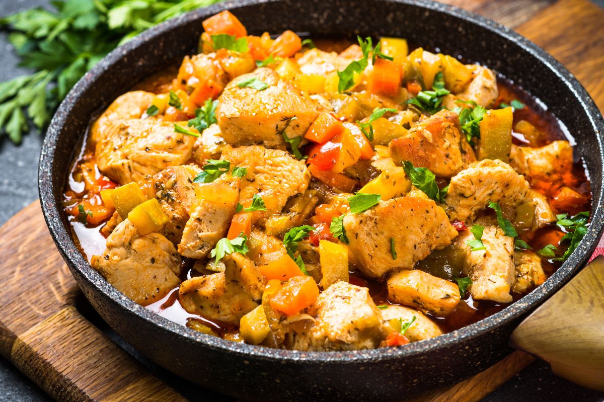 Revamp your lunch with this easy, one-pot chicken stew recipe