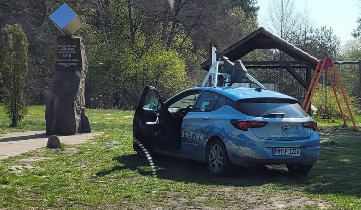 Samochód Google Street View w Emilcinie