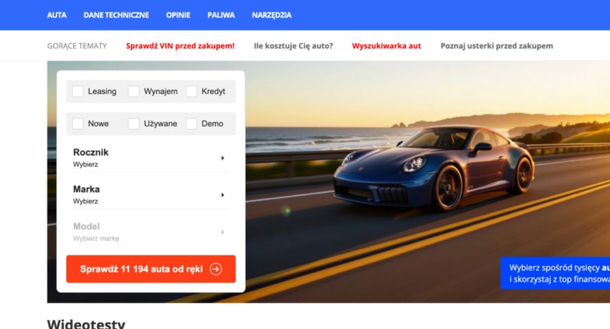 Superauto przejęło serwis Autocentrum. Wirtualna Polska tłumaczy