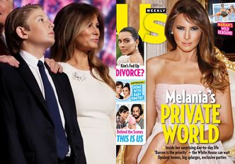 "Us Weekly": "Melania Trump podjeżdża Cadillakiem pod szkołę Barrona, w pełnym makijażu"