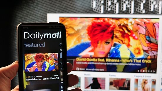 Oficjalna aplikacja Dailymotion dla WP7 1