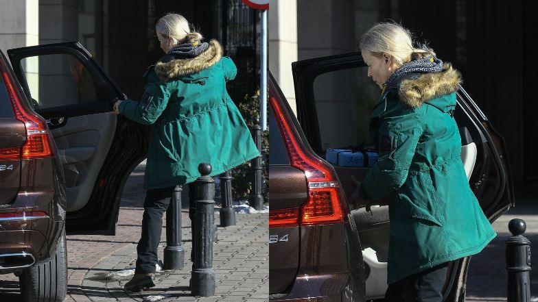 Małgorzata Foremniak zaparkowała na zakazie