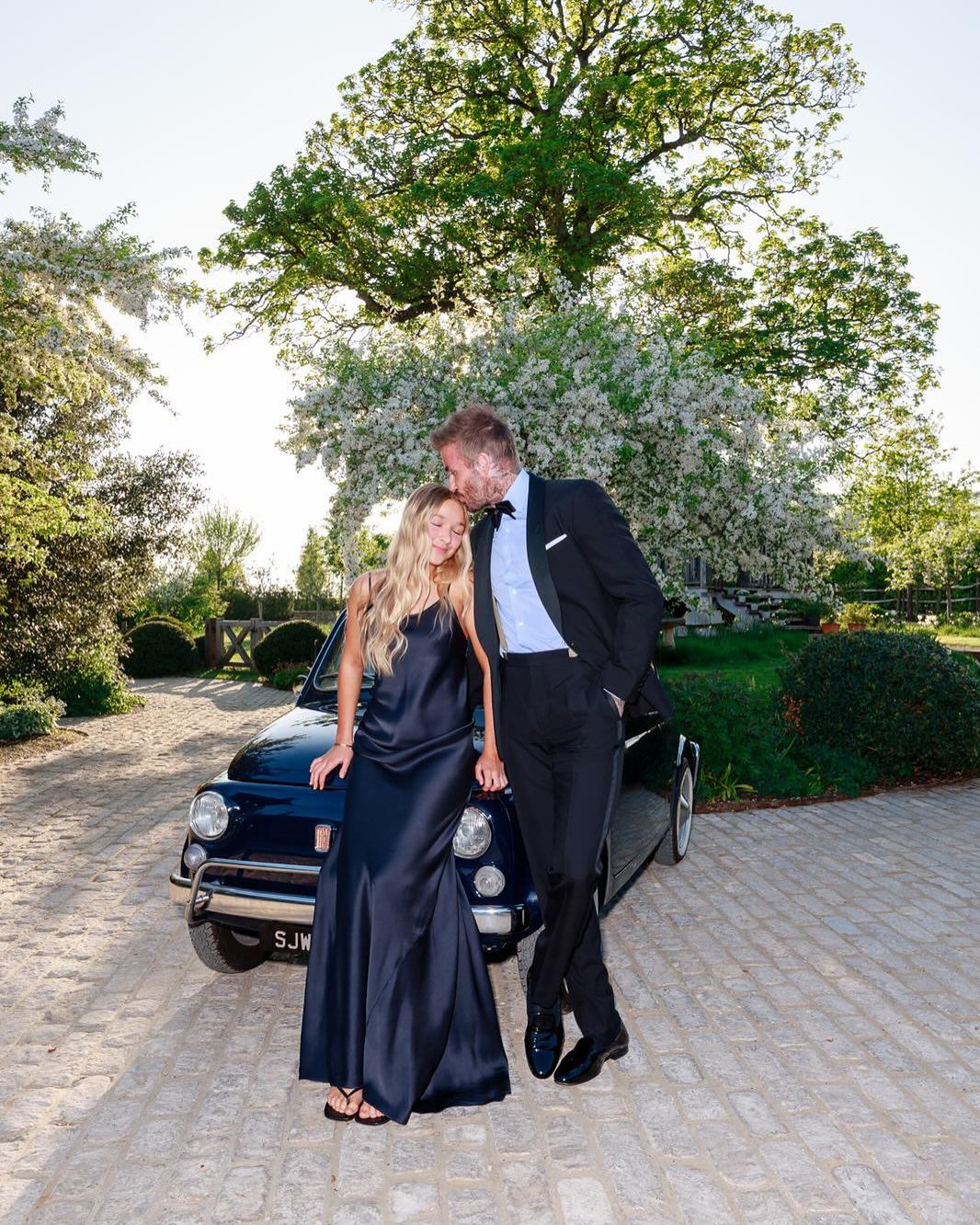 Tak Beckhamowie celebrowali 50. urodziny Davida