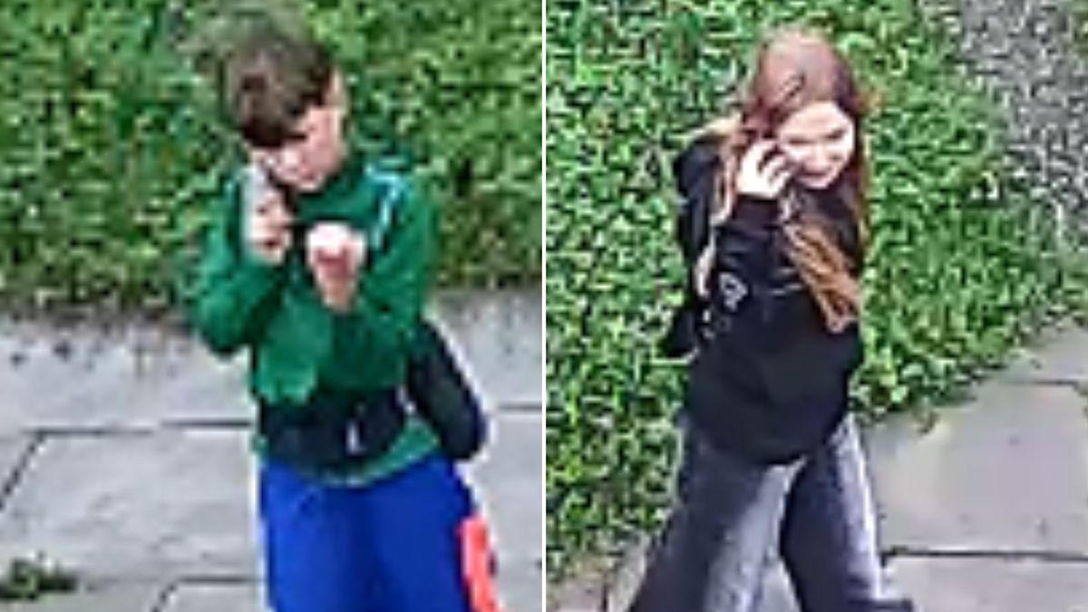 Policjanci próbują ustalić tożsamość młodych ludzi.