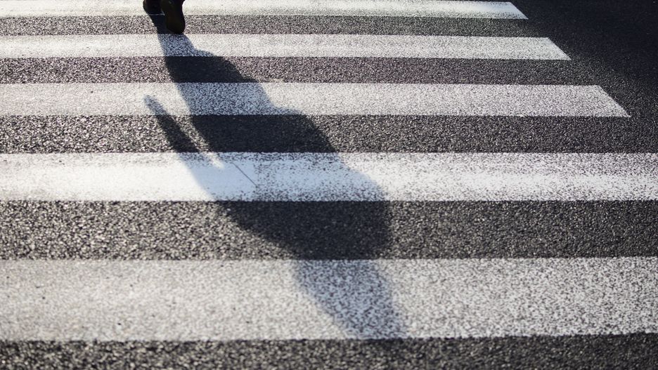 Przejście dla pieszych, zebra, pasy, droga, ulica