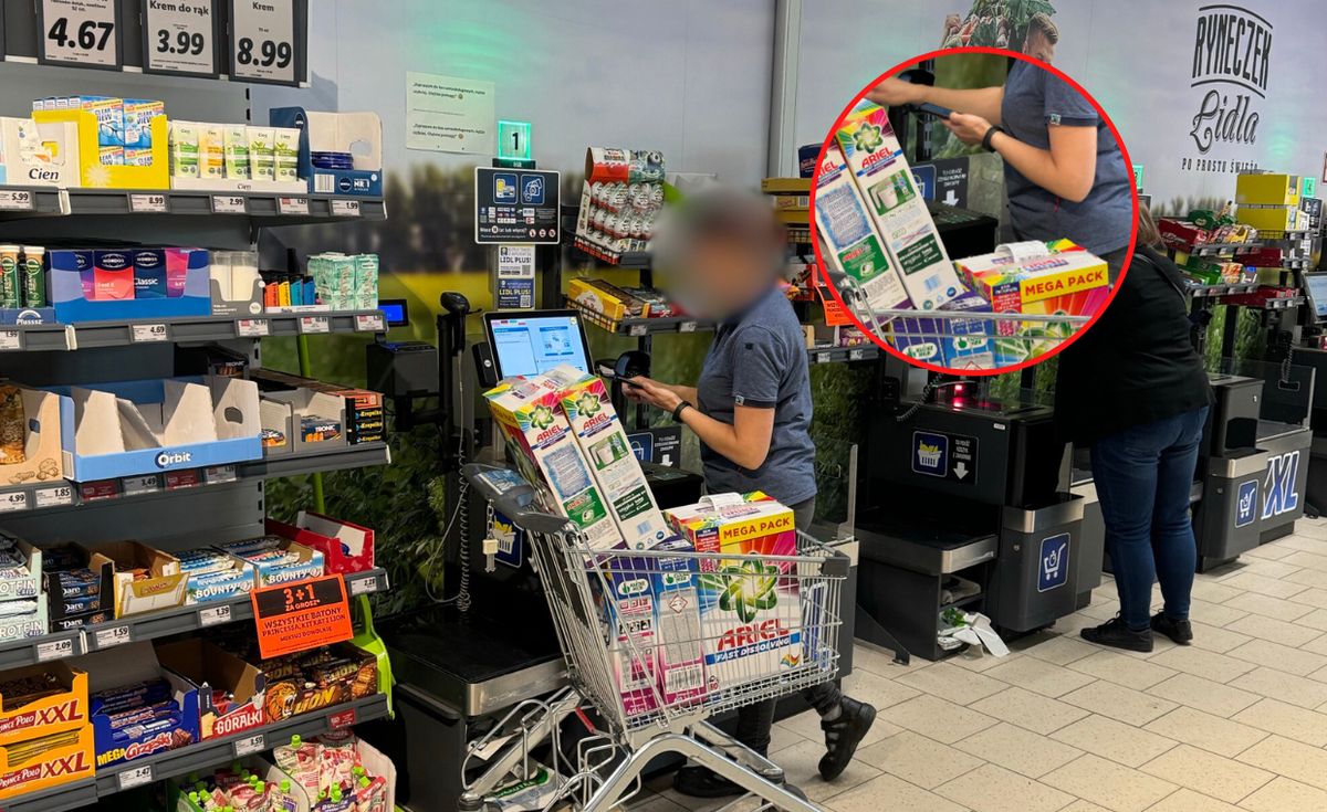 Lidl, sklep, proszek do prania, promocja Zachowały się oburzająco. Proszek z Lidla błyskawicznie zniknął. Ale nie klienci go kupili