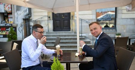Andrzej Duda i Mateusz Morawiecki wybrali się na lody