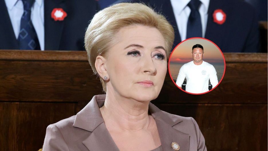 Nicolas Prusiński podzielił się wspólnym zdjęciem z Agatą Dudą