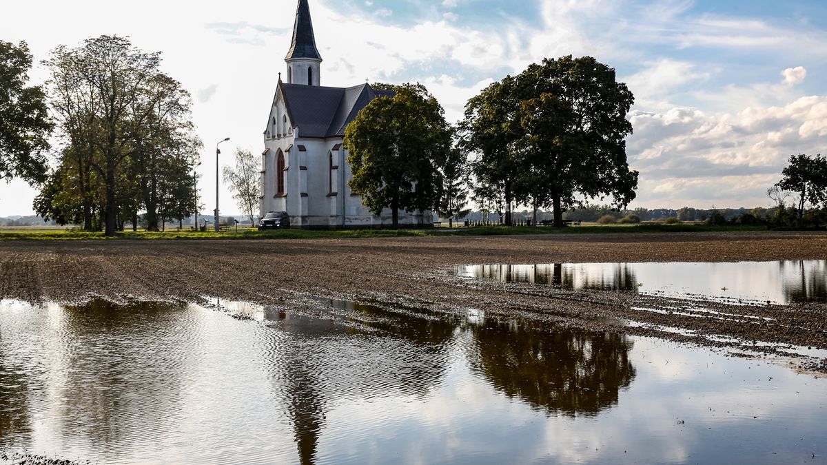 Powódź dotknęła także rolników. Na zdjęcie okolice Nysy