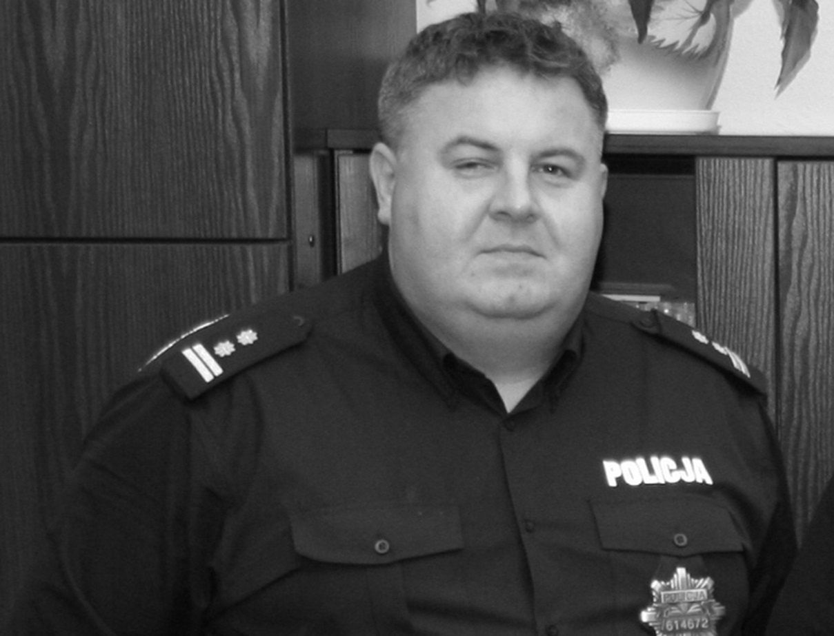 Nie żyje zasłużony policjant. Dariusz  Biskup miał 52 lata