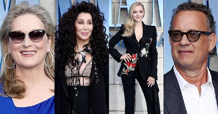 Gwiazdy na premierze drugiej części "Mamma Mia": Meryl Streep, Amanda Seyfried, głęboki dekolt Cher... (ZDJĘCIA)