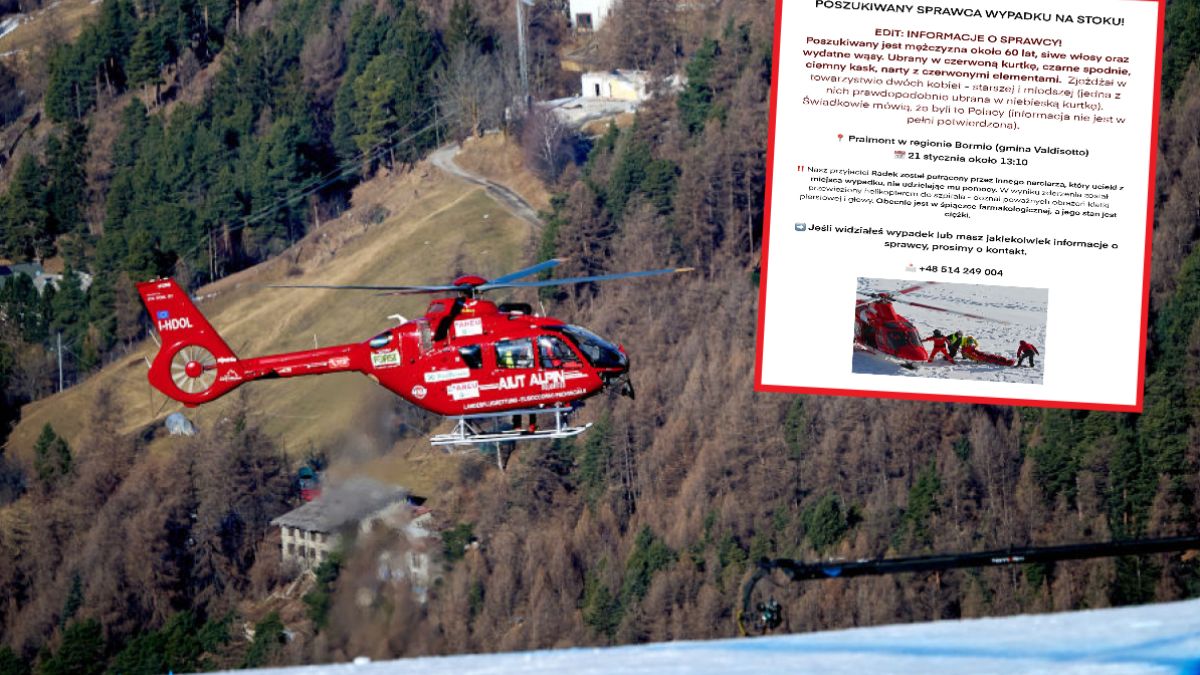 Trwają poszukiwania sprawcy wypadku na stoku
