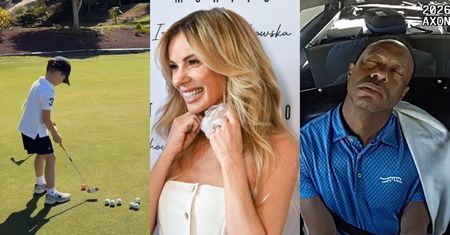 Izabela Janachowska chwali się golfowymi umiejętnościami syna. "Czy to rośnie drugi Tiger Woods?" Wyszło NIEZRĘCZNIE?
