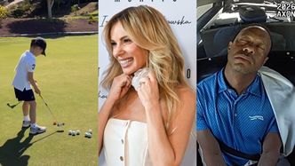 Izabela Janachowska chwali się golfowymi umiejętnościami syna. "Czy to rośnie drugi Tiger Woods?" Wyszło NIEZRĘCZNIE?