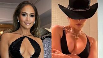 55-letnia Jennifer Lopez pręży umięśnione ciało w skąpym bikini i kowbojskim kapeluszu. Jest ogień?