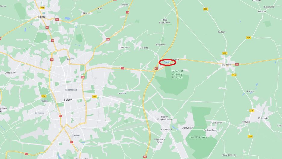 Zablokowana dk 72 po karambolu z udziałem 5 samochodów 