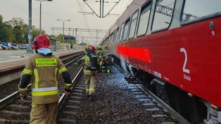 Dębica: Pożar pociągu "Kasztelan". Ewakuowano około 250 pasażerów