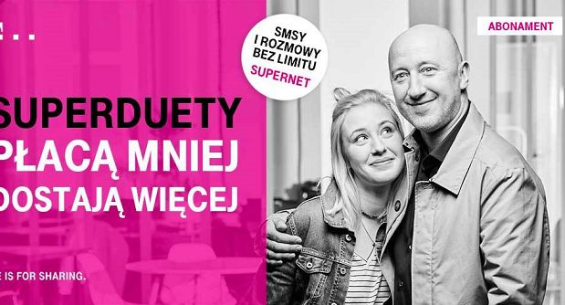 Cezary Kosiński z córką reklamują Superduet w T-Mobile (wideo)