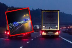 2 tony kukurydzy na drodze. Wypadek na A1