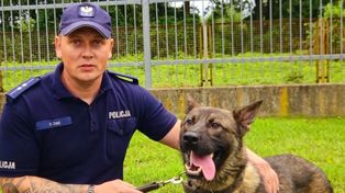 Nisko: Borys na straży prawa. Nowy pies policyjny w komendzie