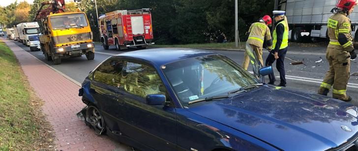 Wypadek na DK42 w Starachowicach