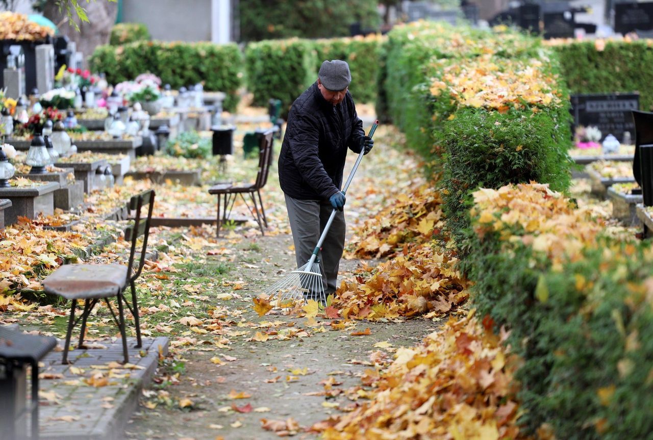 Lublin: Rozpoczęło się sprzątanie grobów przed dniem Wszystkich Świętych na cmentarzu przy Lipowej