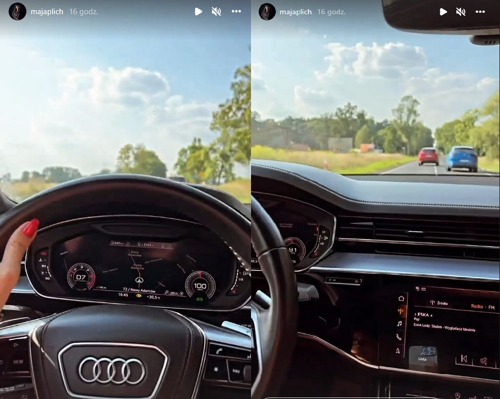 Maja Rutkowski łamie przepisy drogowe