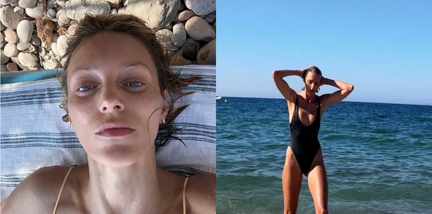 Anja Rubik podsumowała rajskie wczasy zdjęciami w NEGLIŻU (FOTO)