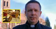 Spójrzcie, w czym ksiądz pił piwo. Ludzie oburzeni