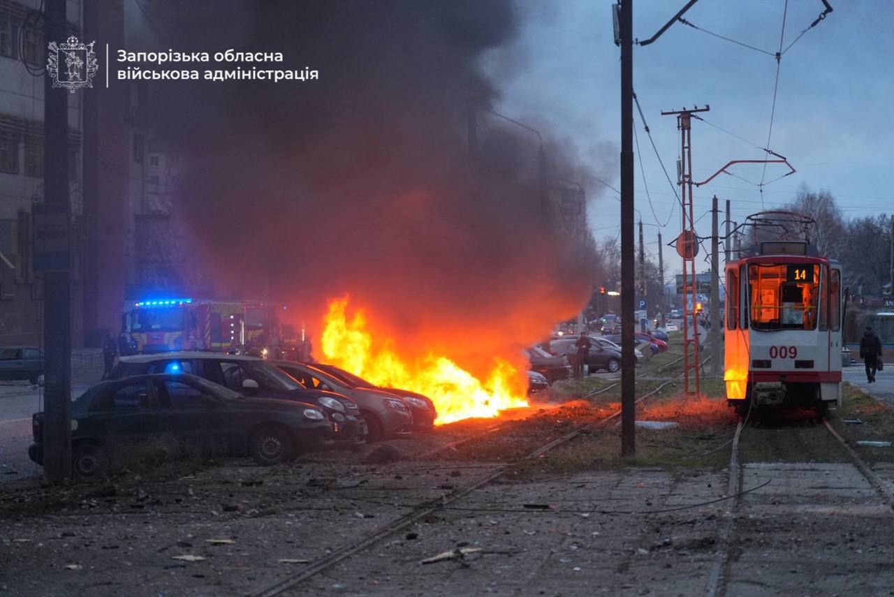 Rosyjski atak na Zaporoże 