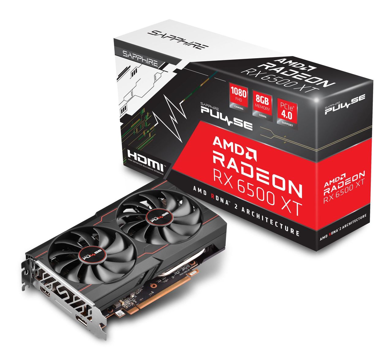 Sapphire Radeon RX 6500 XT Pulse 8GB