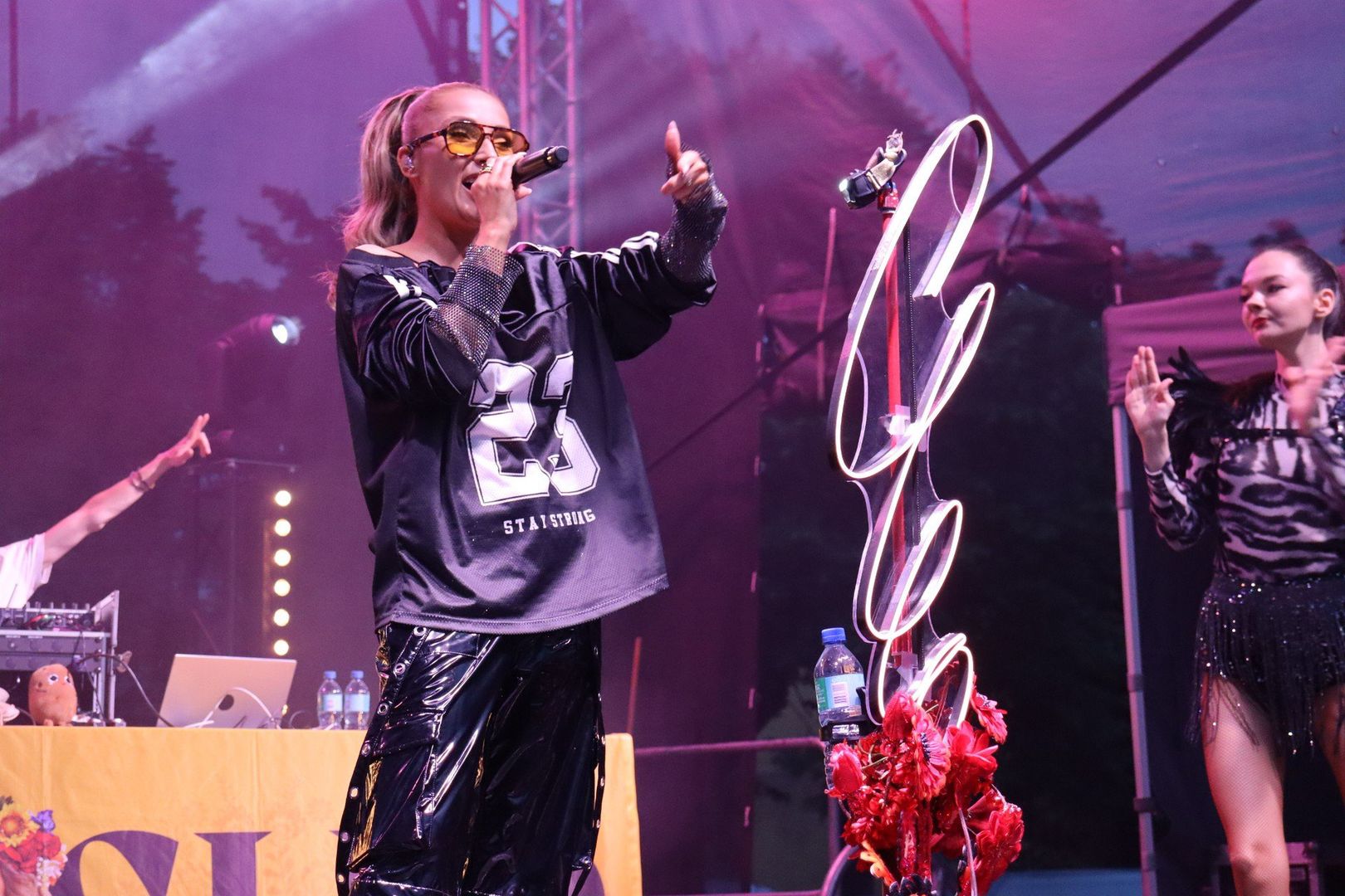 Tak wyglądał koncert Cleo w Łęczycy.