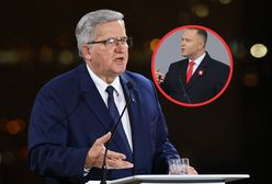 Komorowski o zapowiedziach Nawrockiego.  Ocenił, na czym mu zależy