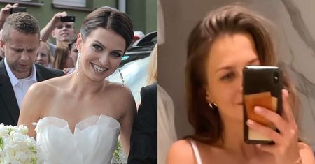 Anna Lewandowska wspomina swój wielki dzień, pozując w SUKNI ŚLUBNEJ: "Aż łezka się w oku kręci" (FOTO)