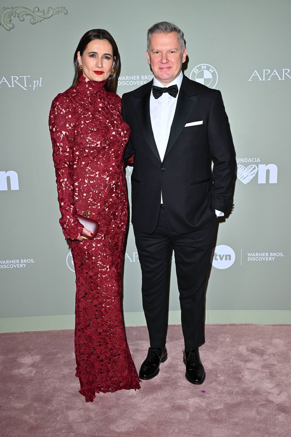 Grzegorz Kajdanowicz zabrał na bal Fundacji TVN partnerkę