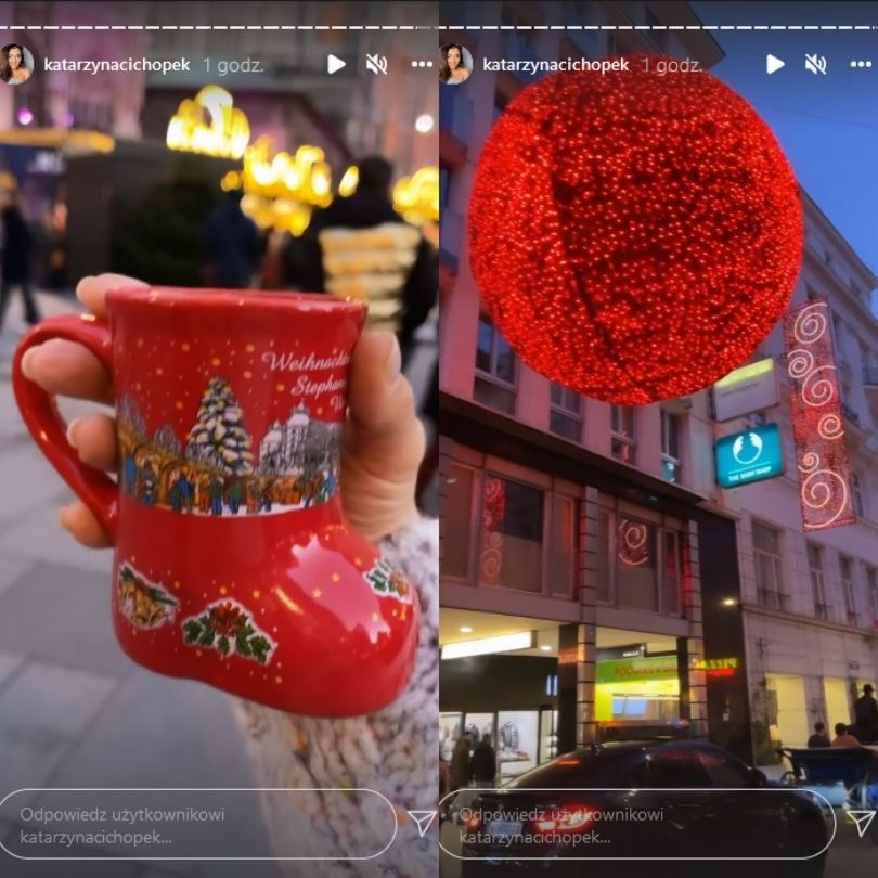 Katarzyna Cichopek i Marcin Hakiel pozdrawiają z Wiednia