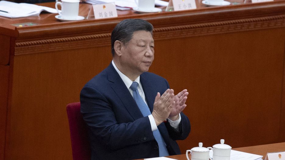 Second plenary meeting during the Third Session of the 14th National People's Congress (NPC) of China
epa11948279 Chinese President Xi Jinping applauds during the Second plenary meeting during the Third Session of the 14th National People's Congress (NPC) of China in Beijing, China, 08 March 2025. China holds two major annual political meetings, the National People's Congress (NPC) and the Chinese People's Political Consultative Conference (CPPCC) which run alongside and together are known as 'Lianghui' or 'Two Sessions'.  EPA/ANDRES MARTINEZ CASARES 
Dostawca: PAP/EPA.
ANDRES MARTINEZ CASARES
sessions, government, meetings