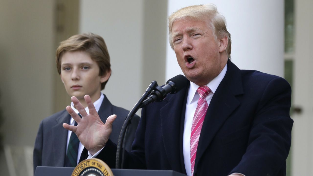 Barron Trump został doradcą ojca