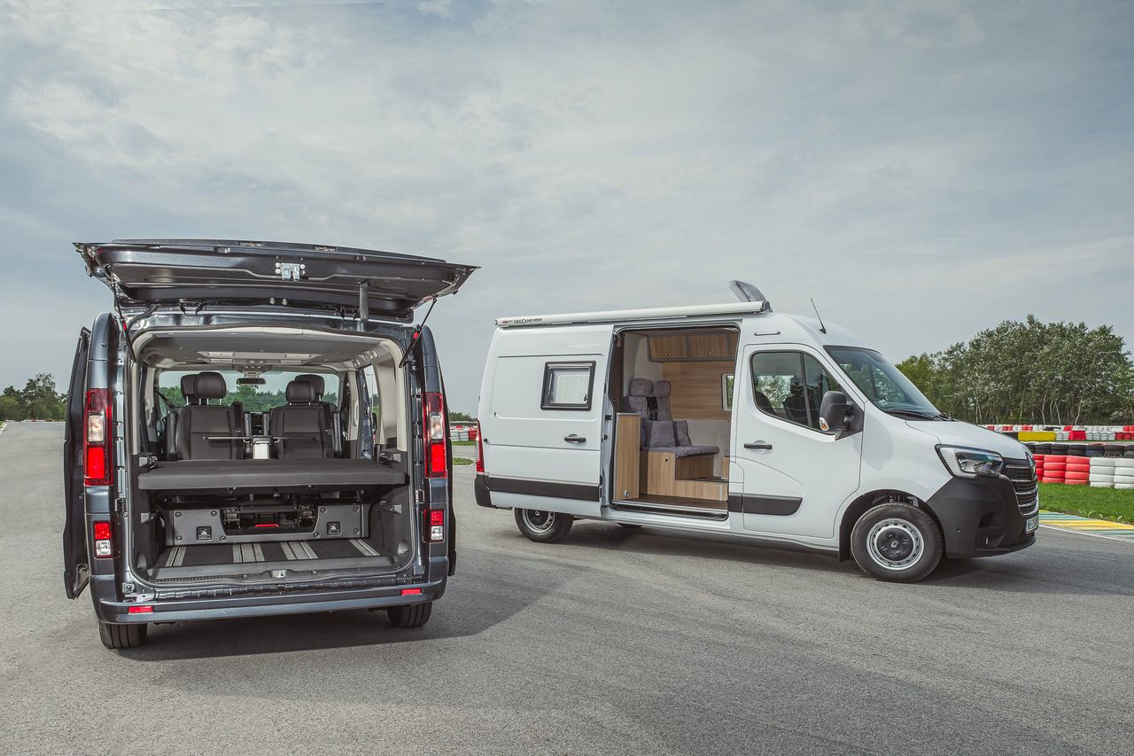 Nowości w ofercie Renault - kampervan na bazie Mastera oraz luksusowy van, który może konkurować z Volkswagenem Multivanem.